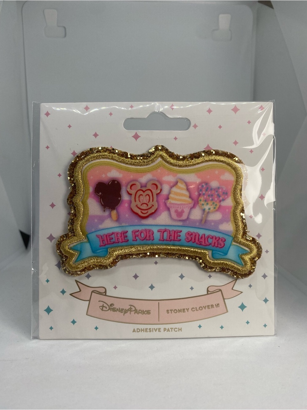 Disney Parks Stoney Clover Here For The Snacks Patch Dole Whip Mickey Waffle NEW